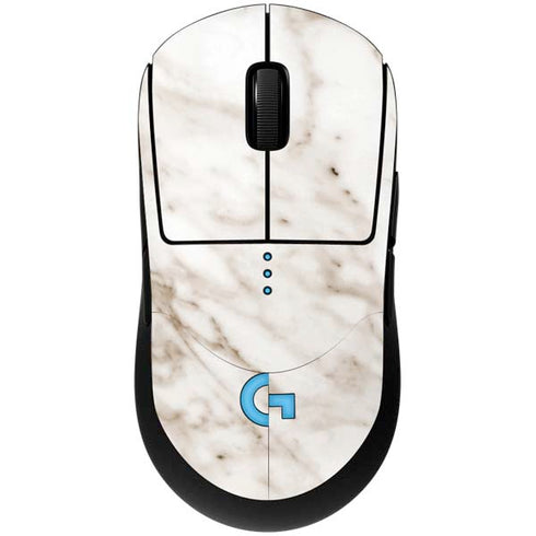 Taupe Marble G Pro Wireless Gaming Mouse Skin
