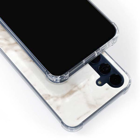 Taupe Marble Galaxy A55 5G Clear Case