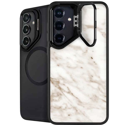 Taupe Marble Galaxy S24 FE Kickstand Case