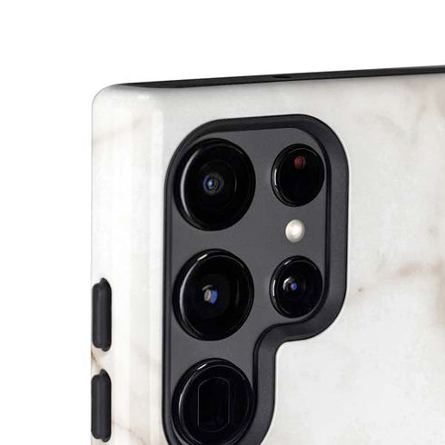 Taupe Marble Galaxy S25 Ultra Impact Case