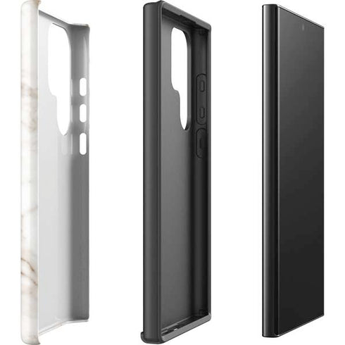 Taupe Marble Galaxy S25 Ultra Impact Case