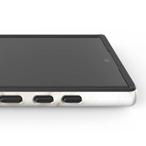 Taupe Marble Galaxy S25 Ultra Impact Case
