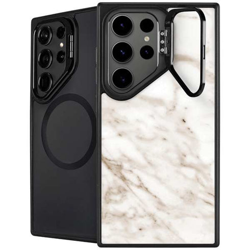Taupe Marble Galaxy S25 Ultra Kickstand Case