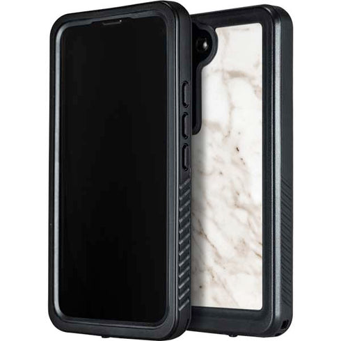Taupe Marble Galaxy S24 Waterproof Case
