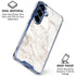 Taupe Marble Galaxy S25 Clear Case