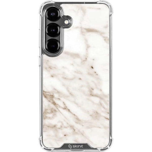 Taupe Marble Galaxy S26 Clear Case