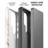 Taupe Marble Galaxy S26 Ultra Impact Case