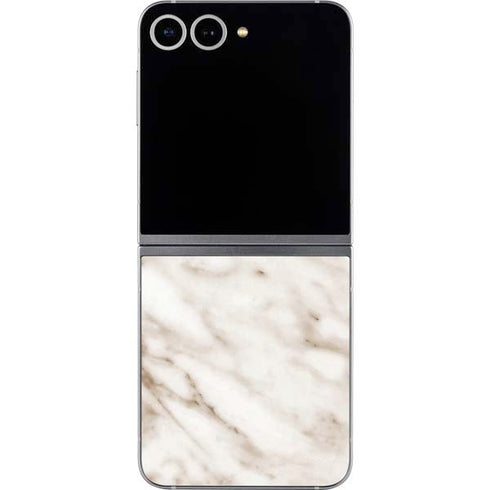 Taupe Marble Galaxy Z Flip6 Skin