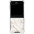 Taupe Marble Galaxy Z Flip6 Clear Case