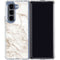 Taupe Marble Galaxy Z Fold5 5G Clear Case