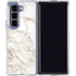 Taupe Marble Galaxy Z Fold5 5G Clear Case