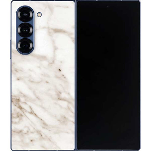 Taupe Marble Galaxy Z Fold6 Skin