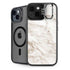 Taupe Marble iPhone 14 Plus Kickstand Case