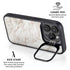 Taupe Marble iPhone 14 Pro Max Kickstand Case