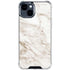 Taupe Marble iPhone 15 Clear Case
