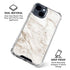 Taupe Marble iPhone 15 Clear Case