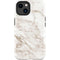 Taupe Marble iPhone 15 Impact Case