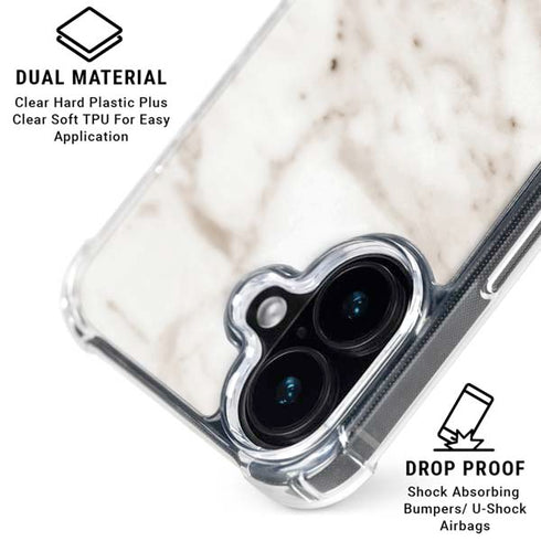 Taupe Marble iPhone 16 MagSafe Case