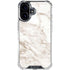 Taupe Marble iPhone 16 Plus Clear Case