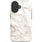 Taupe Marble iPhone 16 Plus Impact Case