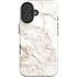 Taupe Marble iPhone 16 Plus Impact Case