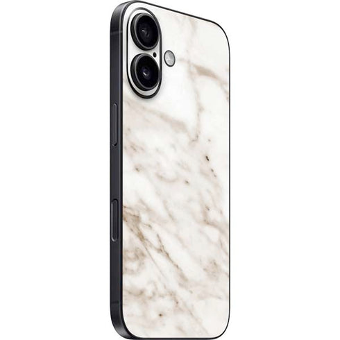 Taupe Marble iPhone 16 Plus Skin