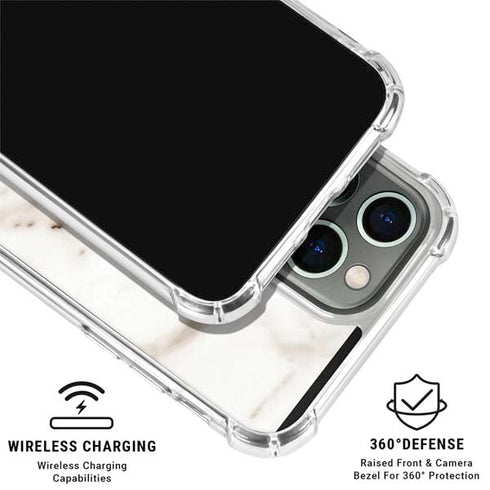 Taupe Marble iPhone 16 Pro Clear Case