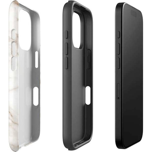 Taupe Marble iPhone 16 Pro Impact Case