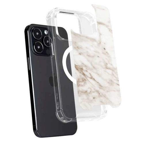 Taupe Marble iPhone 16 Pro MagSafe Case