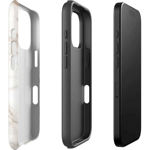 Taupe Marble iPhone 16 Pro Max Impact Case
