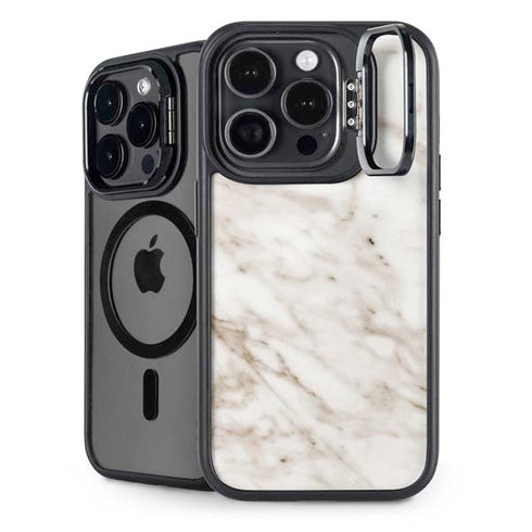 Taupe Marble iPhone 16 Pro Max Kickstand Case