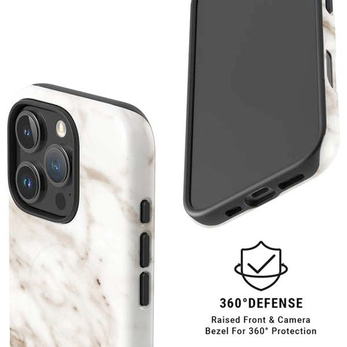 Taupe Marble iPhone 16 Pro Max Magsafe Impact Case