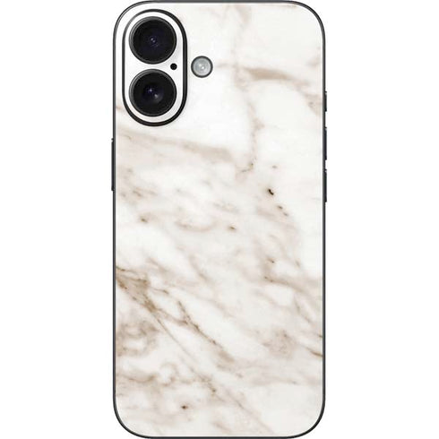 Taupe Marble iPhone 16 Skin