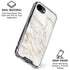 Taupe Marble iPhone 16e Clear Case