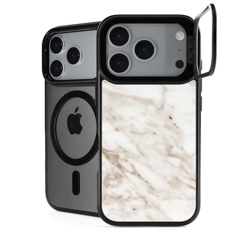 Taupe Marble iPhone 18 Pro Kickstand Case