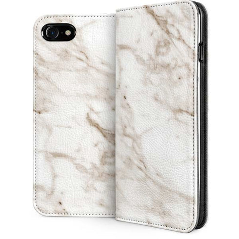 Taupe Marble iPhone SE (2nd & 3rd Gen) Folio Case