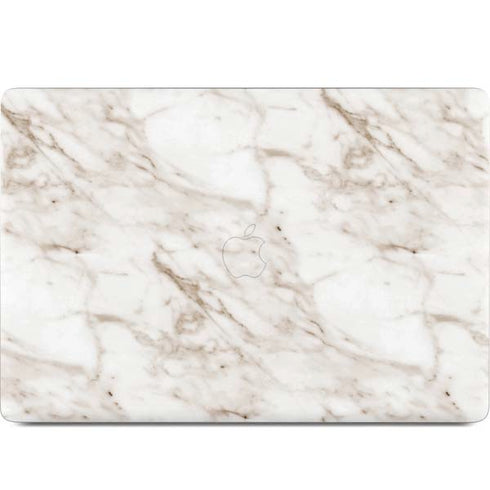 Taupe Marble MacBook Skins