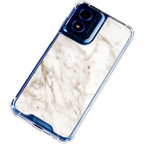 Taupe Marble Moto G 5G (2024) Clear Case