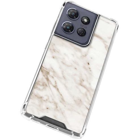 Taupe Marble Moto G Play 5G (2025) Clear Case