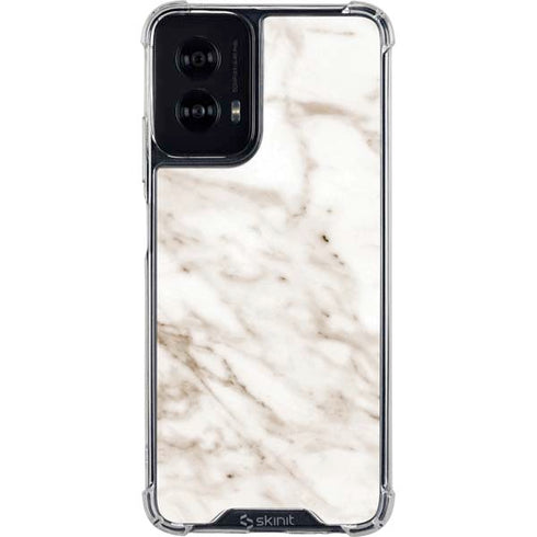 Taupe Marble Moto G Power 5G (2024) Clear Case