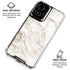 Taupe Marble Moto G Power 5G (2024) Clear Case
