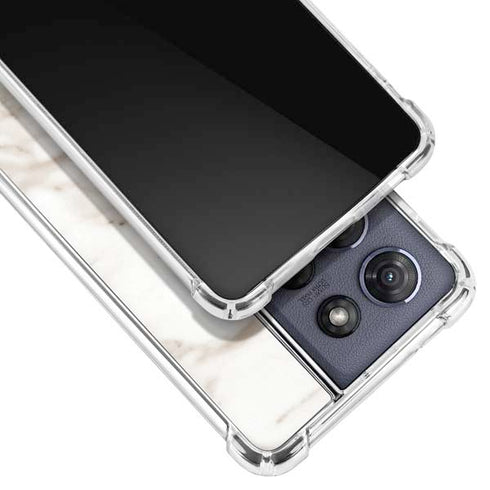 Taupe Marble Moto G Power 5G (2025) Clear Case
