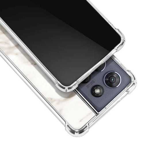 Taupe Marble Moto G Stylus 5G (2025) Clear Case