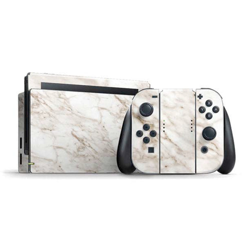 Taupe Marble Nintendo Skins