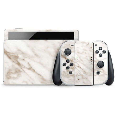 Taupe Marble Nintendo Skins