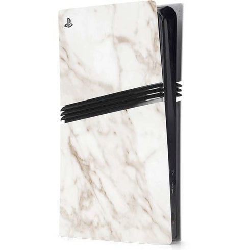 Taupe Marble PS5 Pro Console Skin