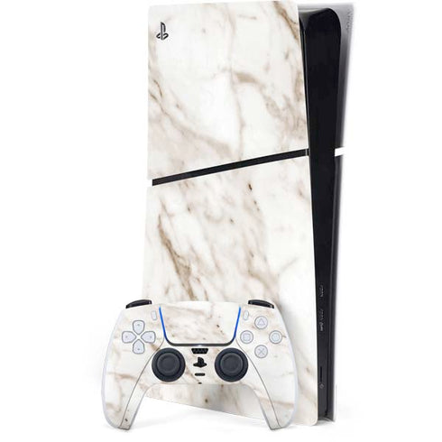 Taupe Marble PlayStation PS5 Skins