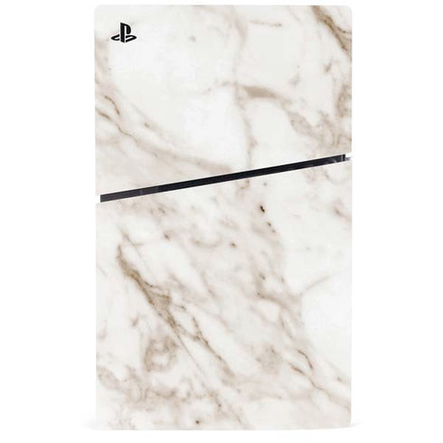 Taupe Marble PS5 Slim Digital Edition Console Skin