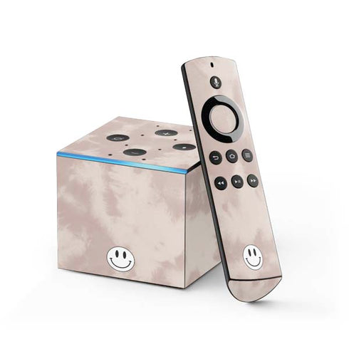 Taupe Tie Dye Fire TV Cube Skin