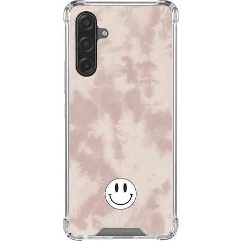 Taupe Tie Dye Galaxy A17 Clear Case